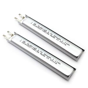 Quality 300mAh 3.7V Li Ion Polymer Battery wholesale