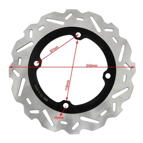 Rear Position 240mm Fixed Disc Brake Rotor for Honda Racing Bike CB F 500 CB X