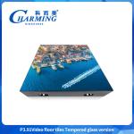 1920hz-3840HZ Refresh P3.91 Video Floor Tiles with Tempered Glass Version