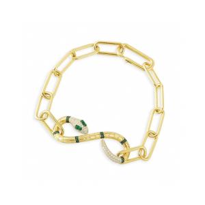 Quality Exotic Snake Guardian Women'S Sterling Silver Bangles Handwear wholesale