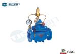Ductile Iron Hydraulic Control Valve , Flanged Pressure Sustaining Valve