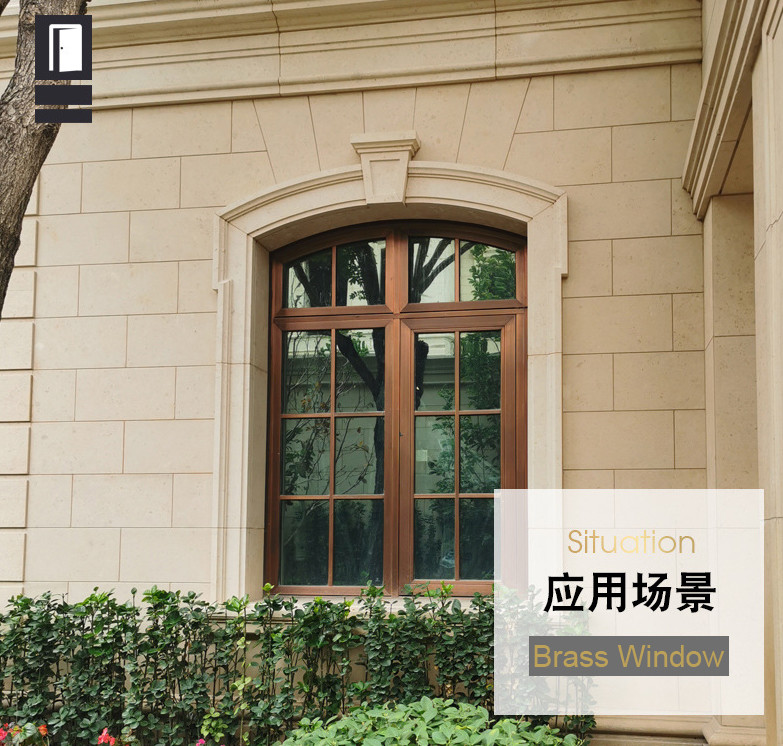 13ft Long Copper Window Trim , Anti Aging Decorative Window Frame
