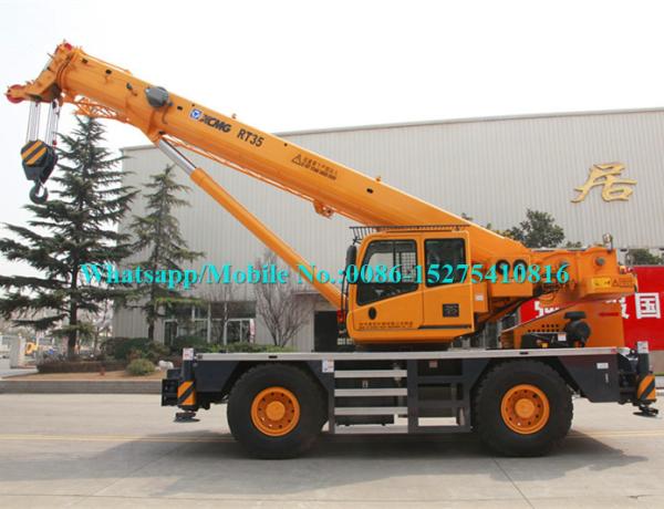 Brand New 30 Ton 35 Ton Mobile Crane , RT35 Zoomlion Truck Crane 46m Lifting