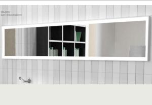 Quality Solid Surface LED Bathroom Mirror Screen Touch Switch Energy Efficient wholesale