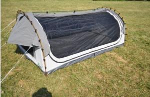Quality Fire Prevention 2 Person Swag Tent , Canvas Camping Swag Tent Sun Shelter wholesale