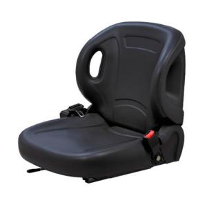 Quality Replacement Forklift Truck Spare Parts , PVC / Leather Black Color Forklift Truck Seats wholesale
