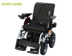 Outdoor 12km/H 4 Wheel Drive Electric Wheelchair With Recline Seat