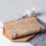 Fast Food Hamburger Greaseproof Wrapping Paper Recycled Pulp Material