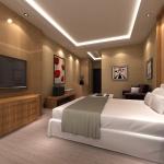 MDF Wooden Bedroom Furniture Fully Furnished Five Star Hotel Resort Accommodatio