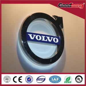 Quality Wooden Mold Round vacuum forming Acrylic Backlit Auto Signage wholesale