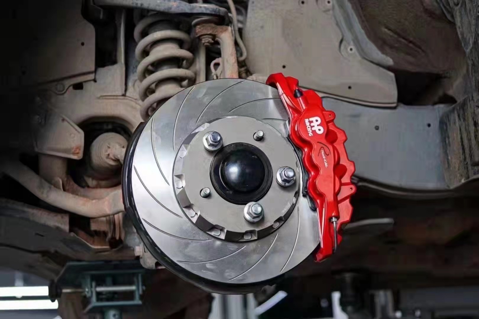 BBK 6 Pot Brake Kit Caliper Ap8520 For Front Wheel 22In