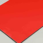 Chinese Red PE Aluminum Composite Panel Corrosion Resistant Offices Acp Sheet