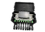 Wall / Pole / Aerial 16 Core Optical Fiber Cable Joint Closure Black