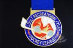 Baseball Or Hockey Dancing Custom Sports Medals For Canada With Printed Ribbon