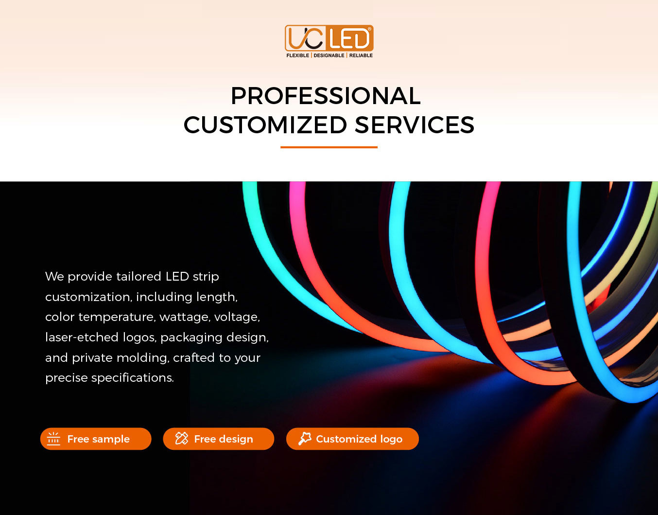 IP67 / IP65 Side Bend LED Strip White Soft RGBW LED Neon Flex OEM ODM Services
