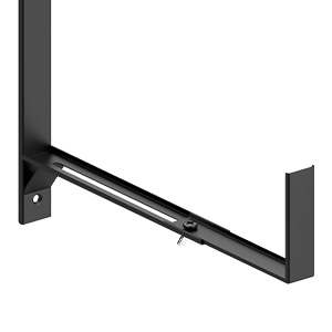 Offered Adjustable Wall Mount Flower Box Holder for Planter Box Depth 6 to 12 Inches