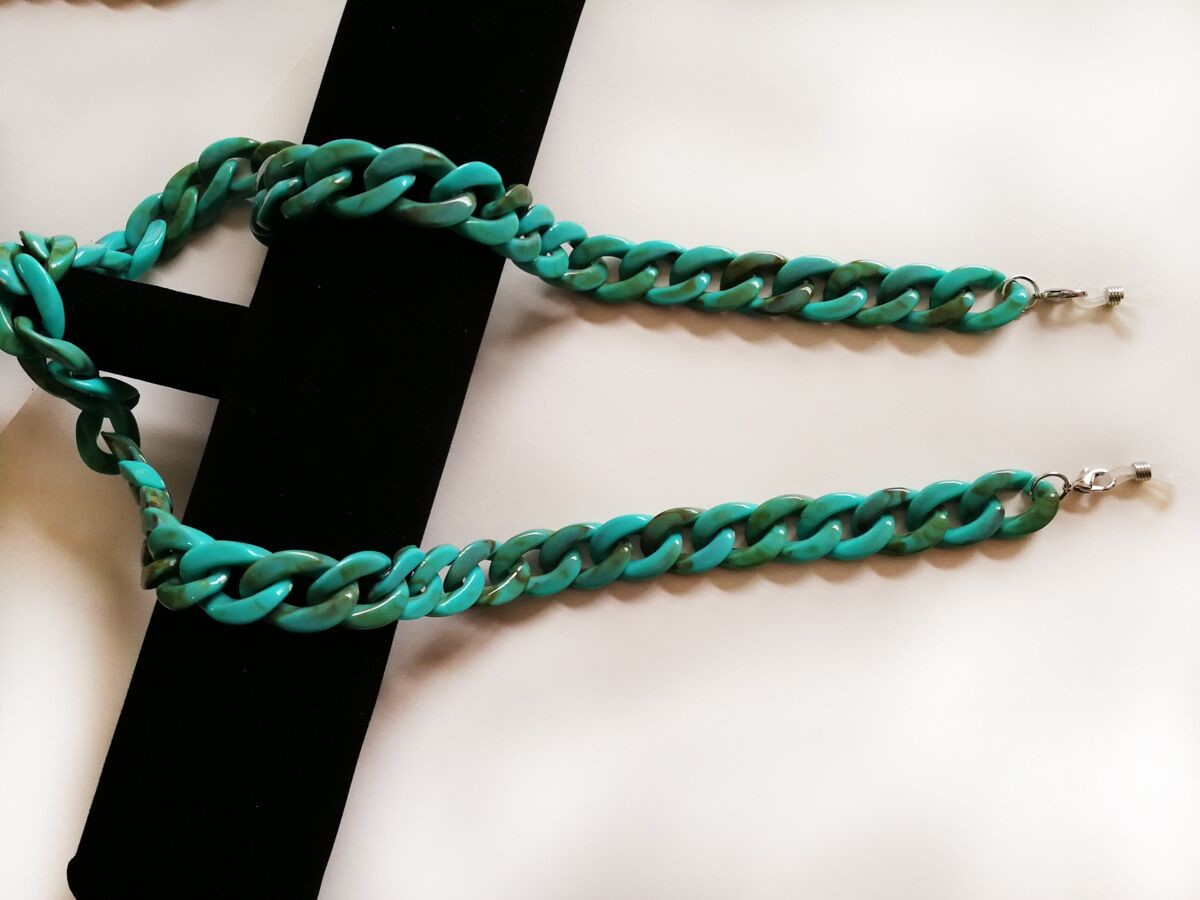Good Quality Wholesale eye wear accessory Eyeglasses Colorful Acrylic Chain For Sale