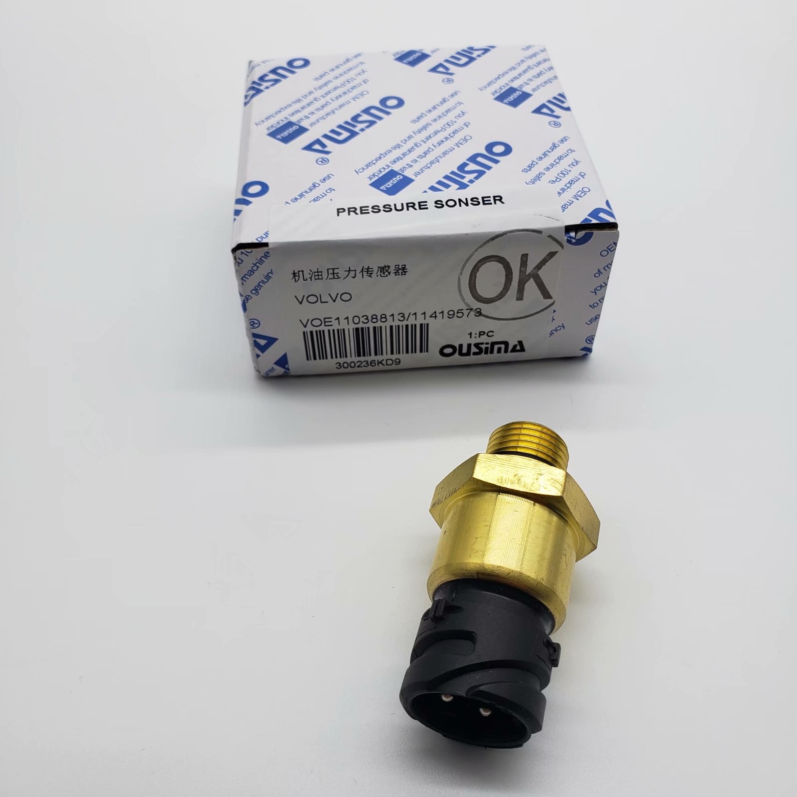OUSIMSA Oil Pressure Sensor VOE11038813 11419573 Engine Parts Pressure Switch For Excavator