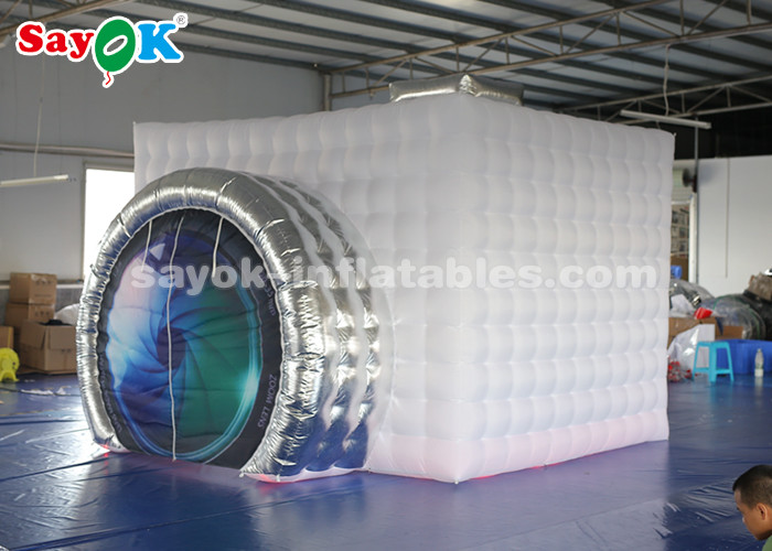 Inflatable Party Tent Camera Shaped Inflatable Photo Booth For Show Exhibition Environmental