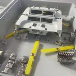 145*120mm Installation Size Fiber Optic Distribution Box for Indoor/Outdoor FTTH