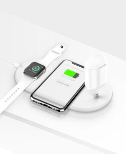 Quality Airpods IWatch Iphone Xs Qi Fast Wireless Charging Pad wholesale