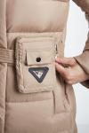 FODARLLOY Ladies Warm Hooded Cotton-padded Clothes Slim Long Down Winter Jackets