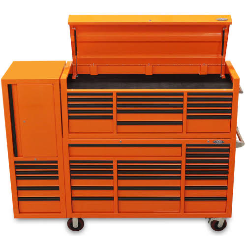 72" Rolling Tool Cabinet Heavy Duty Lockable Storage for Garage and Garden Equipment