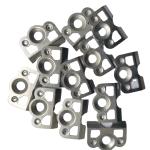 Standard OE NO. Quick Turn Dzus Back Plate Steel 1 3/8 Fastener Mounting Bracket
