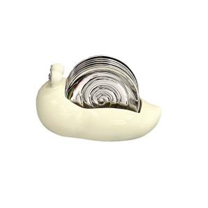 Quality Stainless Steel Fork and Spoon Set for Multi-purpose Cartoon Snail Plates Dinnerware wholesale
