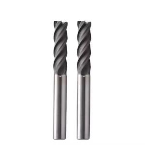 Quality General High Speed Cutting Solid Carbide End Mill with 4 Flutes and Diamond Coating wholesale
