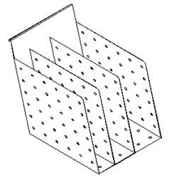 Quality suspended steel file holder for partition,#F1 wholesale