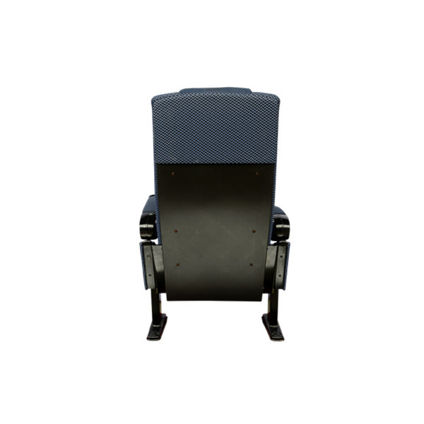 Blue Grey Colour Wear Resistant PP Armrest Single Theater Chairs