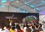 Luxury Outdoor Event Tents 1500 People , Arcum Glass Wall Tent