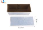 RK Bakeware China Foodservice NSF 400 Gram Aluminum Loaf Pans , Nonstick Large