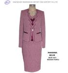 New arrival wavy neck designs for ladies suit