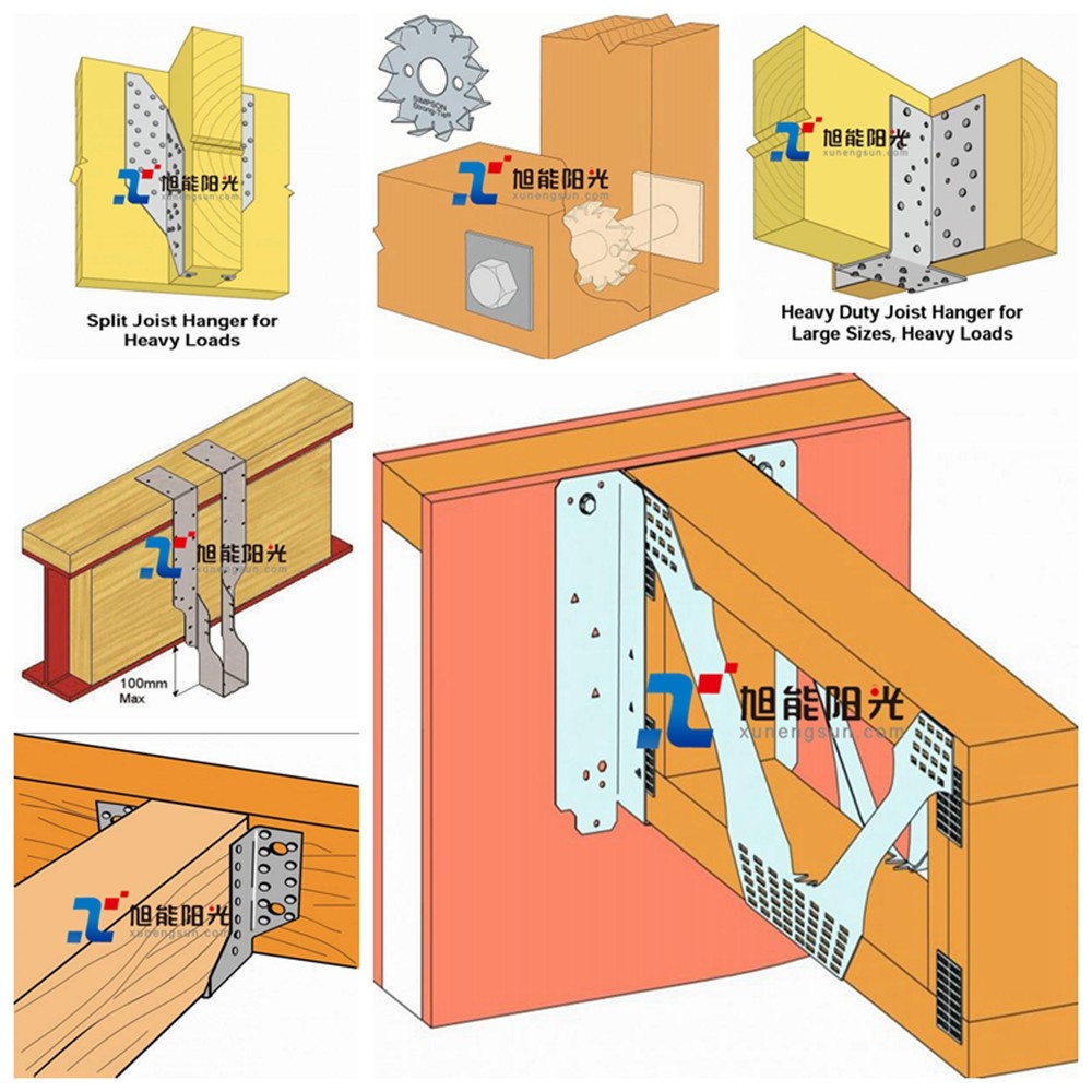 Floor Joist Support Brackets with 47mm Jiffy Joist Hangers in Machined Performance