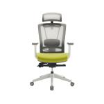 Modern Blue and Black Executive Swivel Office Task Chair for Ergonomic