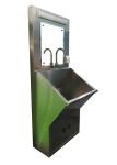 Single Stainless Steel Medical Sink Automatic Soap Dispenser For Operating Rooms