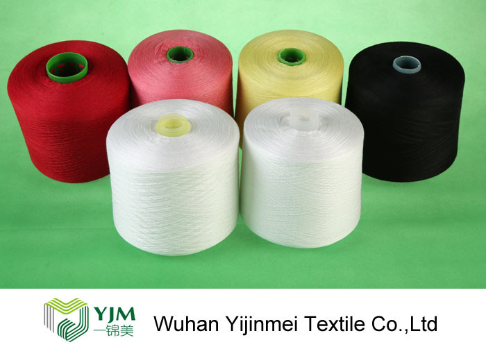 Anti - Pilling Bright Virgin TFO 100% Spun Polyester Yarn 50s /2 60s /2 For Sewing Thread