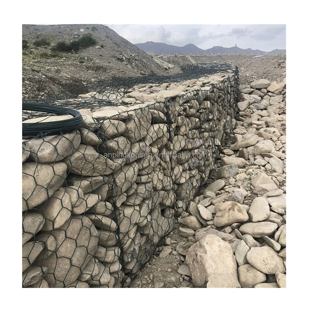 Customizable Welding Pattern Hot-Dipped Galvanized PVC Coated Gabion Box for Woven Mesh