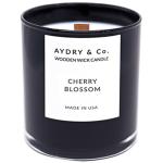 Decorative Home Scented Candles Thick Bottom Glass Jar With Wood Wick