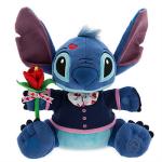 Green and Pink Valentine Day Stitch and Angel Plush toys Super Soft Material