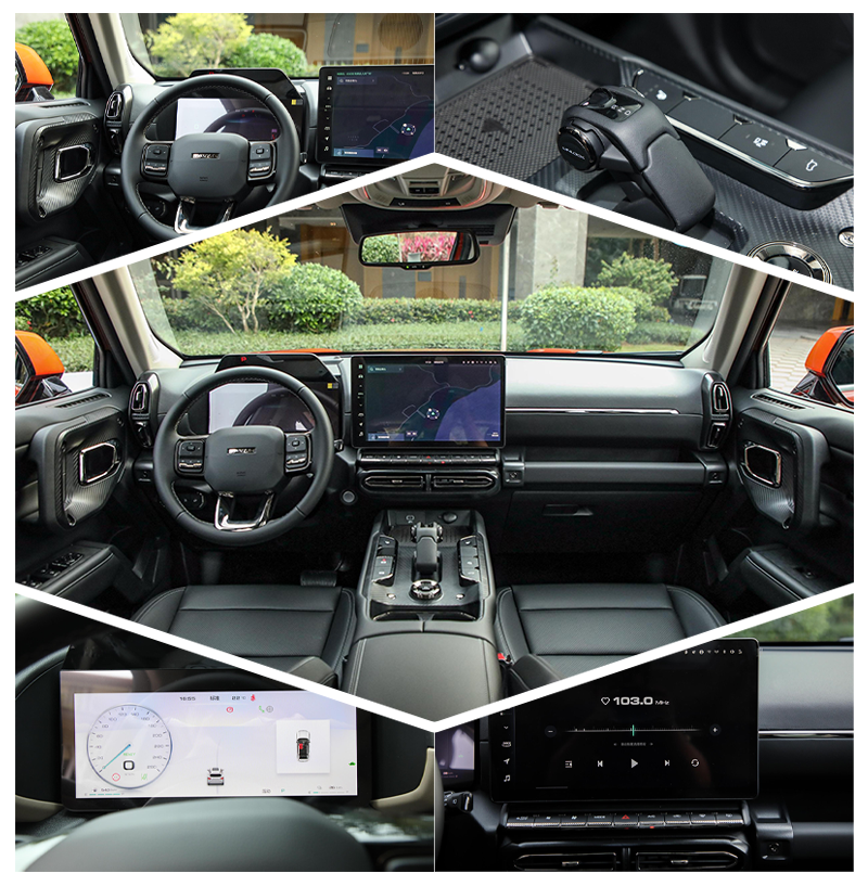 Orange Color 5-Seater Haval Dargo SUV Mid Size Plug In Hybrid SUV