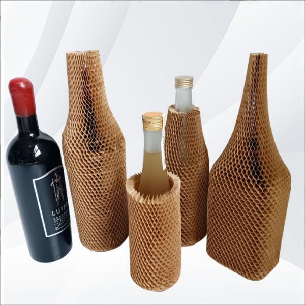 Craft Kraft Honeycomb Wrapping Paper Mesh Set Cosmetic Glass Bottle Packing