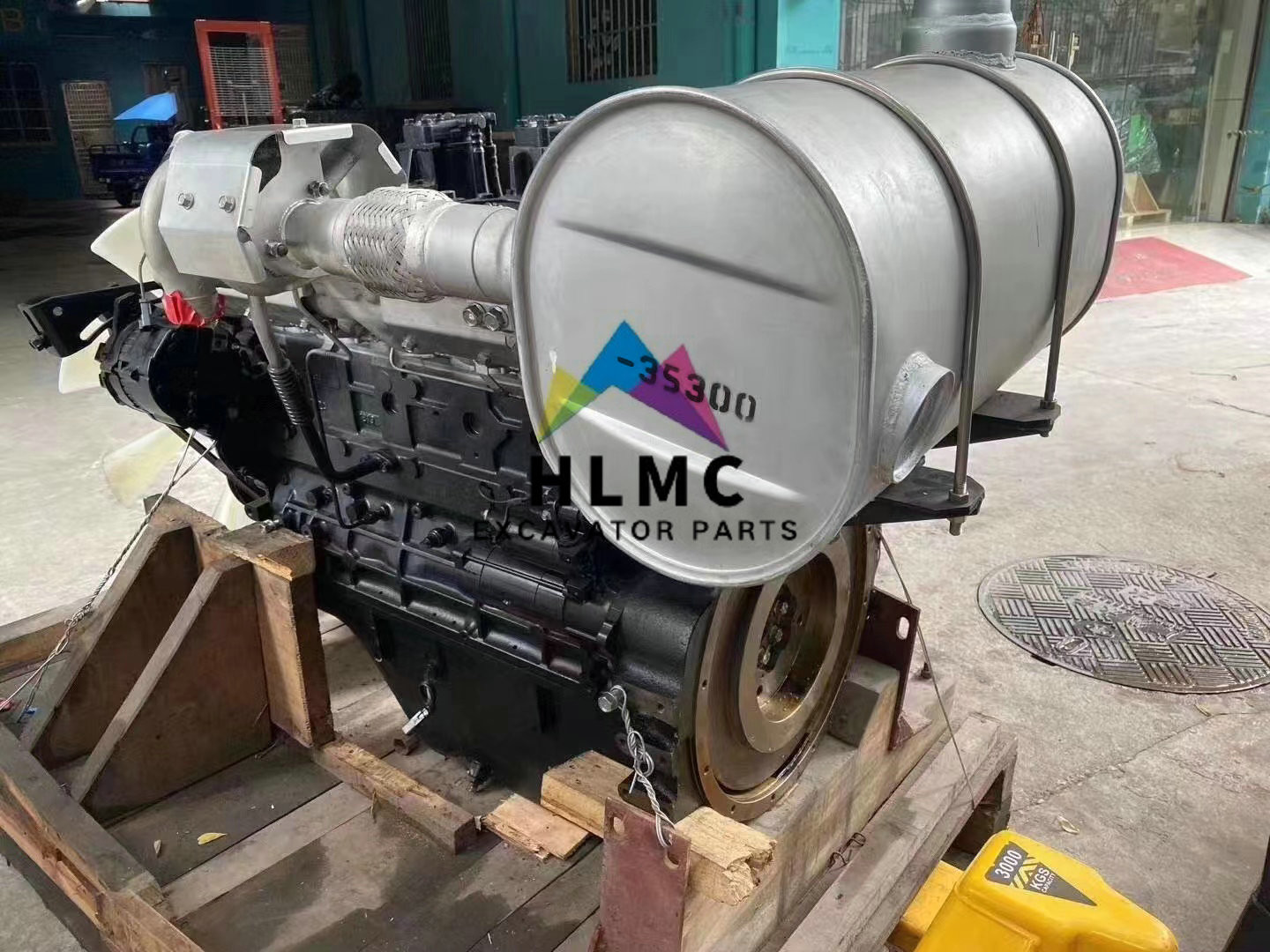 S6K Diesel Engine Assy S6KT S6K-T Complete Engine Motor 320C 320C E320C Excavator