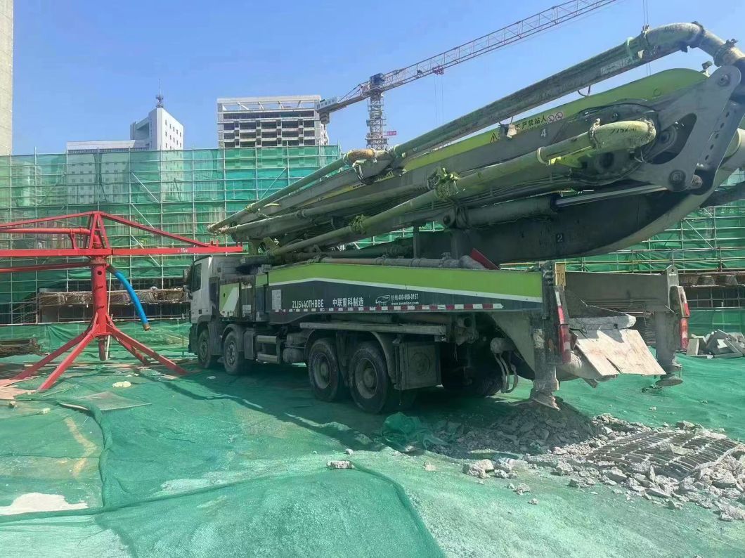 2020 Zoomlion 56m Concrete Pump Truck on Mercedes Benz Heavy Equipment Truck Mounted Pump Construction Machinery