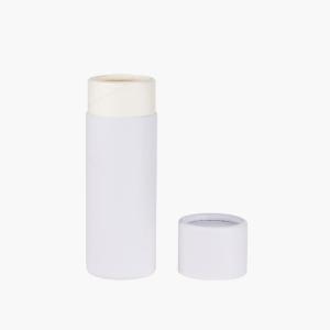 Quality Cardboard Kraft Paper Tube Packaging / Gloss Paper Lip Balm Tubes With Lid wholesale