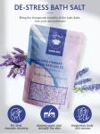 Organic Vegan Pink Sea Salt Bag , Relaxing Healing Detox Spa Crystal Soak Bath