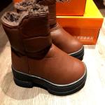 Warm Fashionable Fleece Lined Women's Waterproof Snow Boots Size 36-40