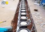 High Strength Pneumatic Bollards Anti Corrosion , Automatic Bollard Systems